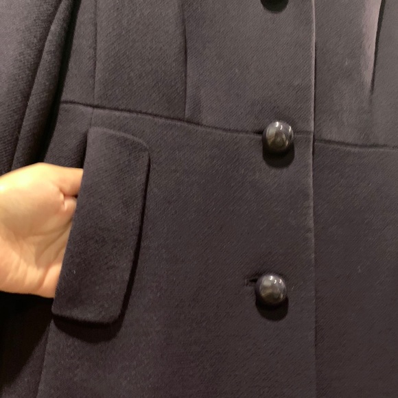 J Crew Plum Carlin Wool Dress Coat sz Small - Picture 12 of 13